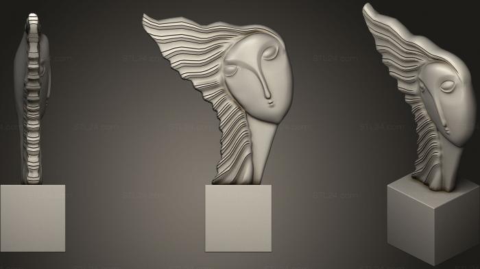 Статуэтки и статуи разные (Скульптура Леи, STKR_0942) 3D модель для ЧПУ станка